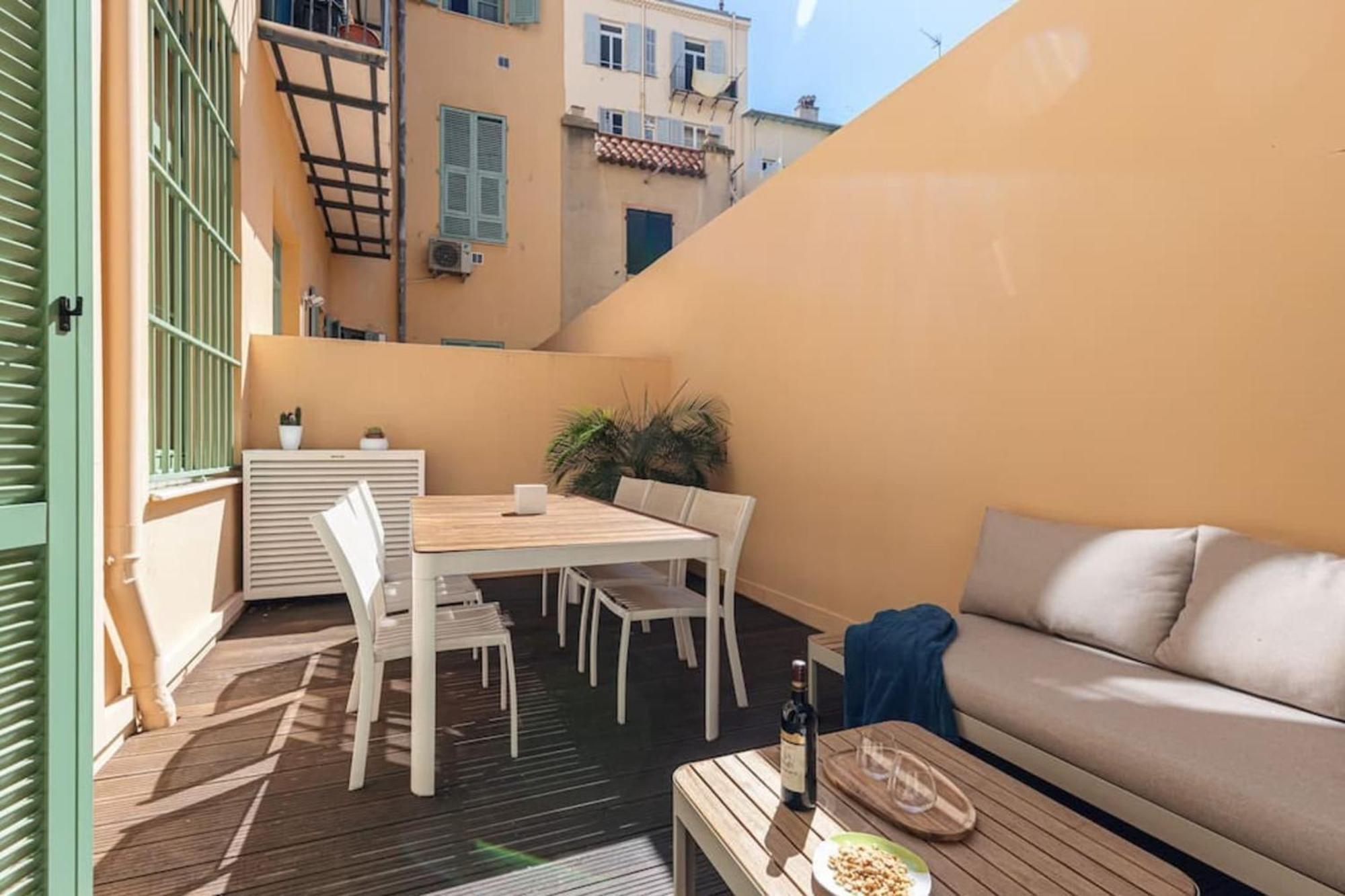 Gubernatis - Beautiful Duplex With Terrace Apartment Ница Екстериор снимка
