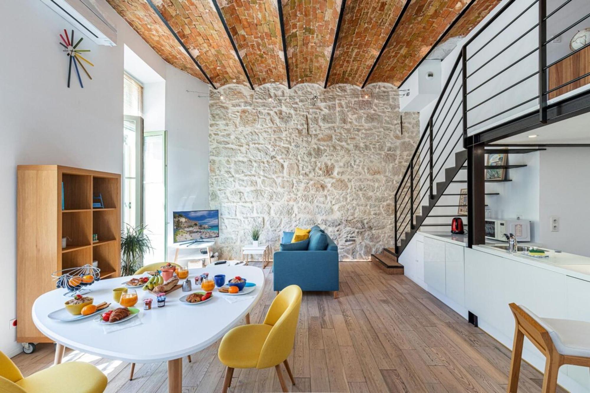 Gubernatis - Beautiful Duplex With Terrace Apartment Ница Екстериор снимка